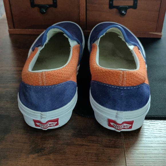 Vans Women's Slip-On Shoes - Purple and Orange_8 - Picture 9 of 9